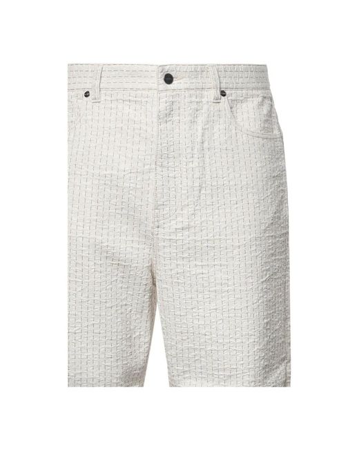 Fendi Gray Straight Fit Jeans for men