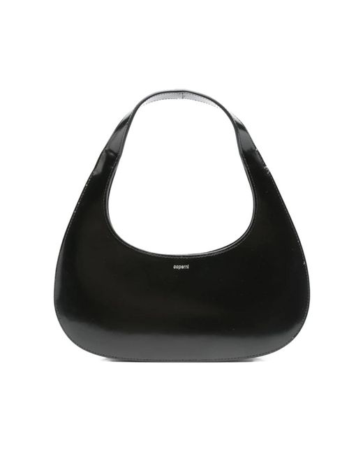 Coperni Black Schwarze Lederhandtasche Mit Griff