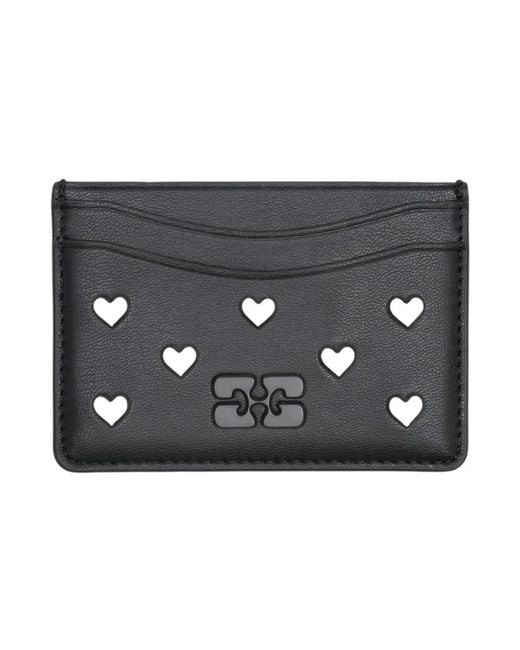 Ganni Black Wallets & Cardholders