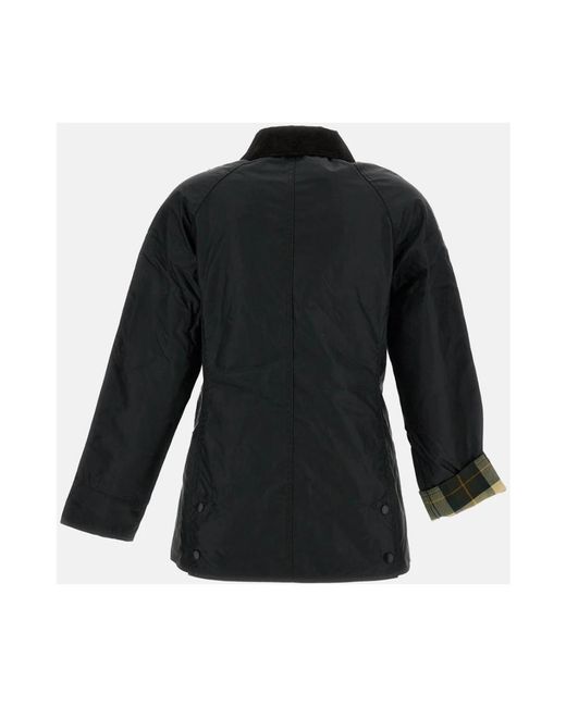 Barbour Beadnell Wax Jacket in het Black