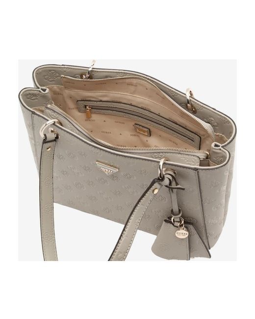 Guess Gray Tote Bags