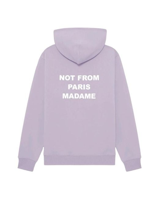 Drole de Monsieur Purple Hoodies for men