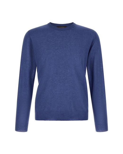 Zanone Blue Cashmere Knitwear for men