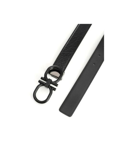 Ferragamo Black Belts for men
