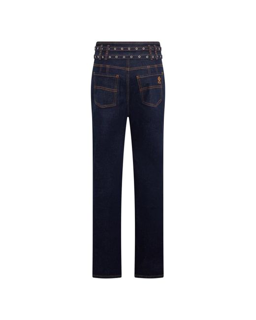 Philosophy Di Lorenzo Serafini Blue Straight Fit Jeans