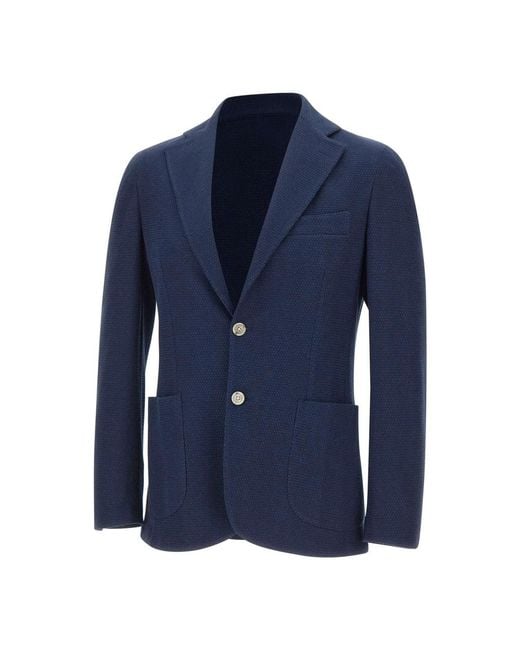 Barba Napoli Blue Blazers for men