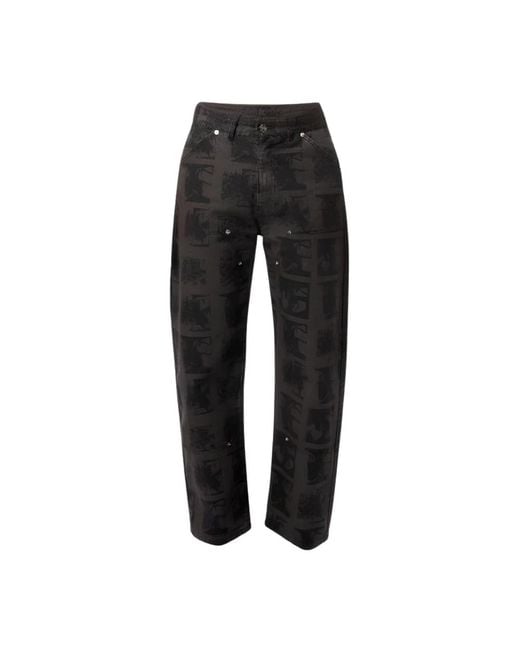 Rassvet (PACCBET) Black Straight Trousers for men