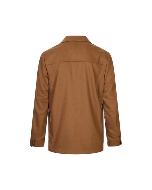 Light Jackets Canali de hombre de color Brown