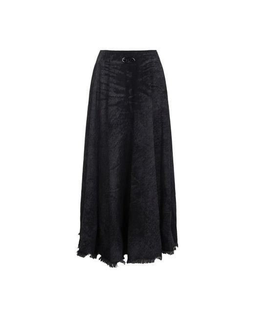 DIESEL Black Midi Skirts