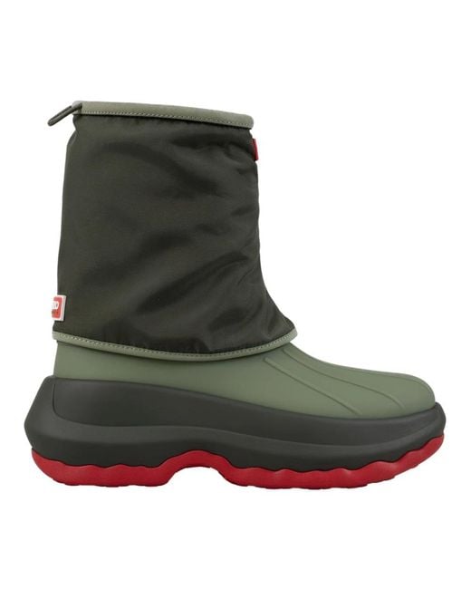 KENZO Green Winter Boots for men