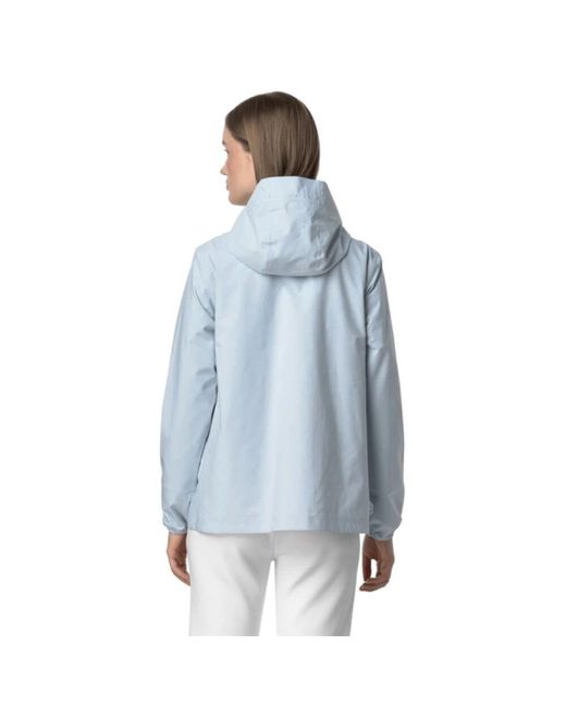Light Jackets K-Way en coloris Blue