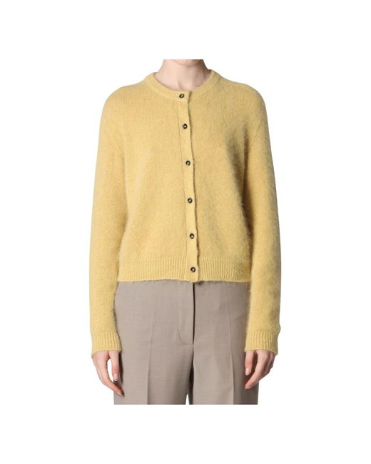 Cardigans Roberto Collina en coloris Yellow