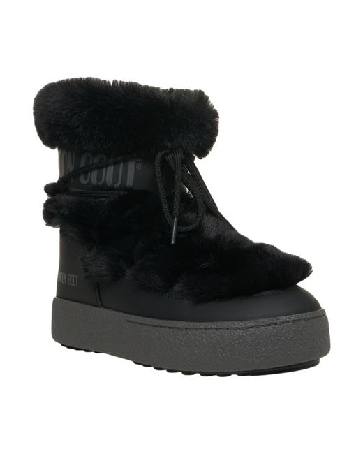 Moon Boot Black Winter Boots