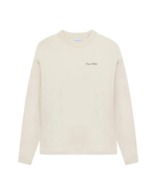 Maison Labiche White Sweatshirts for men