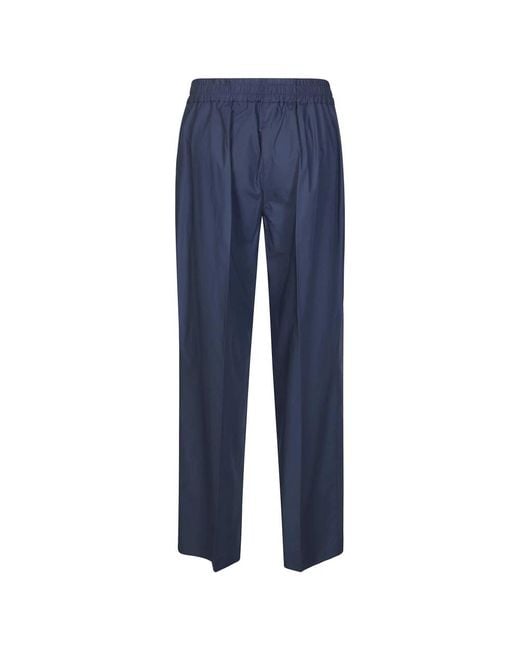 P.A.R.O.S.H. Pantalone Cotone Largo in het Blue