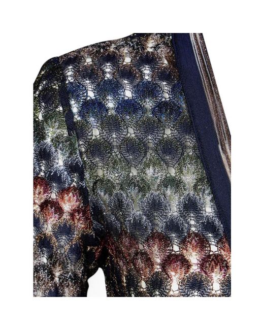 Missoni V-Hals Breiwerk in het Black