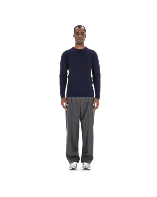 Roberto Collina Blue Cashmere Knitwear for men