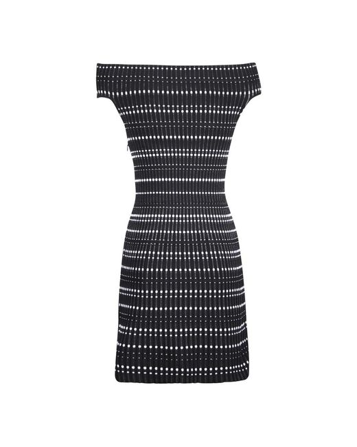 McQueen Black Short Dresses