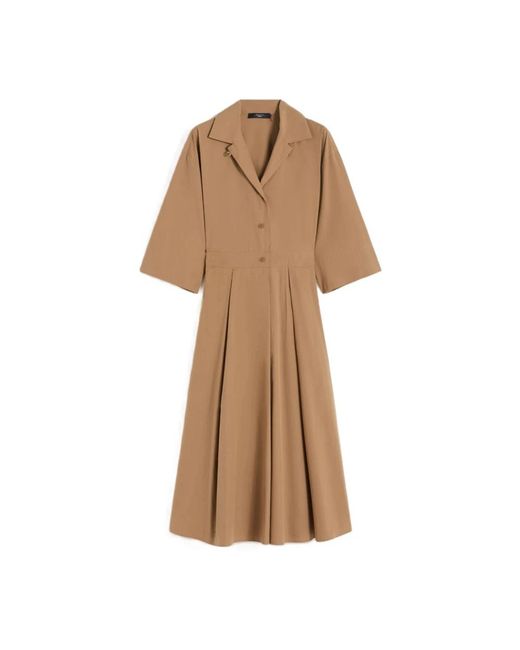 Weekend by Maxmara Padana Shirt Dress in het Natural
