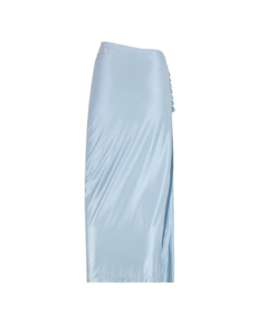 Rabanne Blue Maxi Skirts