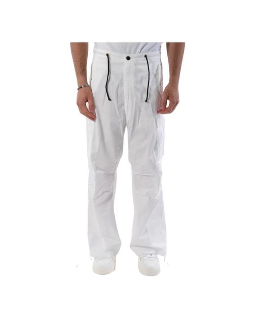 Department 5 Gray Wide Trousers for men