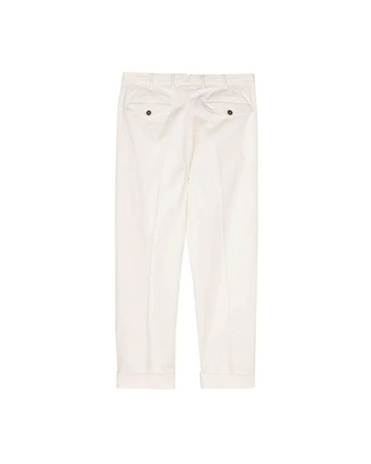 Trousers > cropped trousers PT Torino pour homme en coloris White
