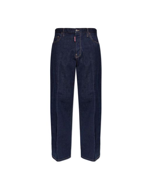 DSquared² Jeans ,Blauw ,Denim Baggy Jeans in het Blue voor heren