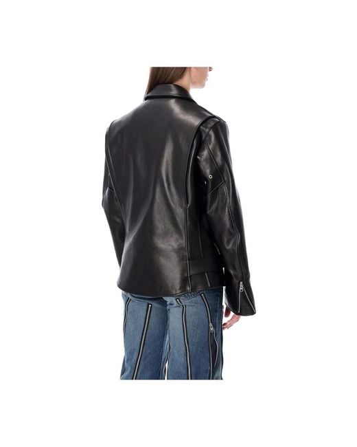 Leather Jackets Junya Watanabe de color Black