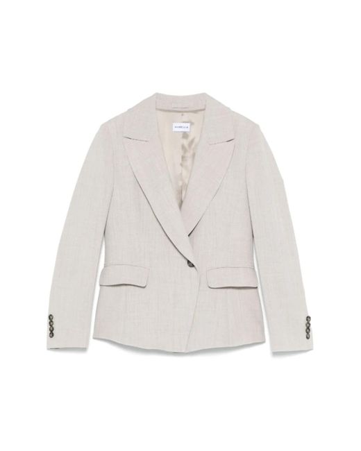 Marella Jassen ,Polyester Sand Blazer in het White