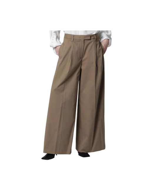 Thelatest Broeken ,Bruin ,Deva Pants in het Brown
