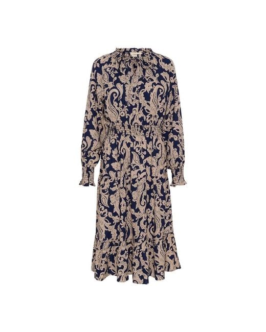 Cream Multicolor Maxi Dresses