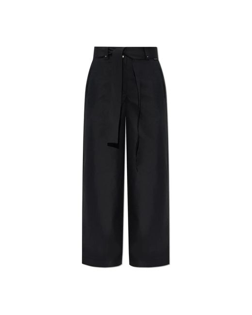 Moncler Wide Trousers in het Black