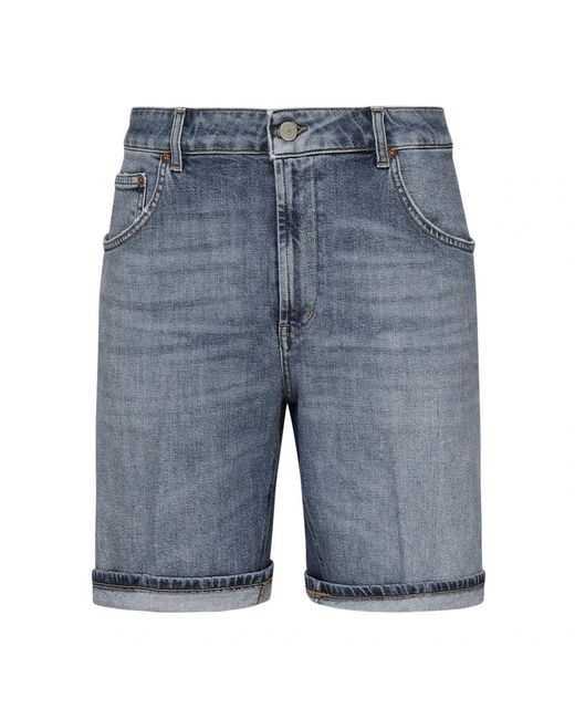 Dondup Blue Denim Shorts for men
