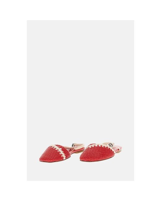 Hereu Red Ballerinas