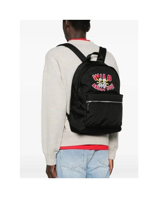 KENZO Black Backpacks for men