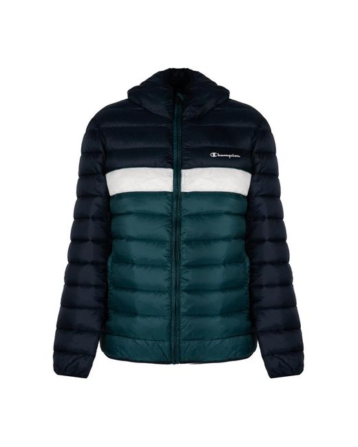 Down Jackets Champion en coloris Blue
