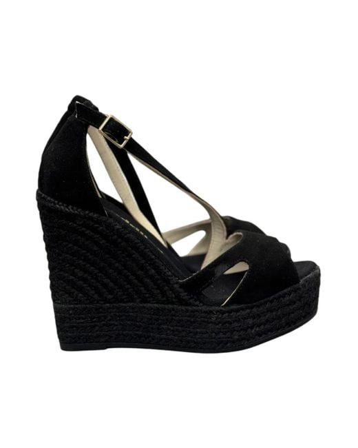 Espadrilles Black Schwarze sandalen