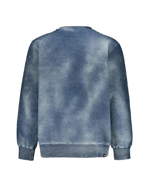 Barrow Sweatshirt Met Logo in het Blue voor heren