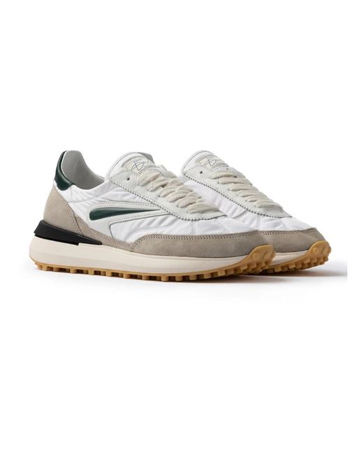 Date Schoenen ,Wit ,Nylon Athleta Nylon Sneakers in het Gray voor heren