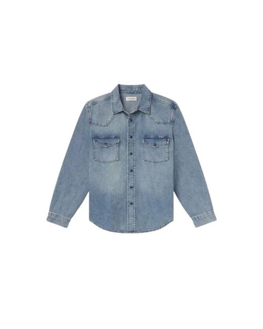Denim Shirts FRAME pour homme en coloris Blue