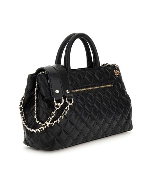 Guess Black Schwarze spark micro mini umhängetasche
