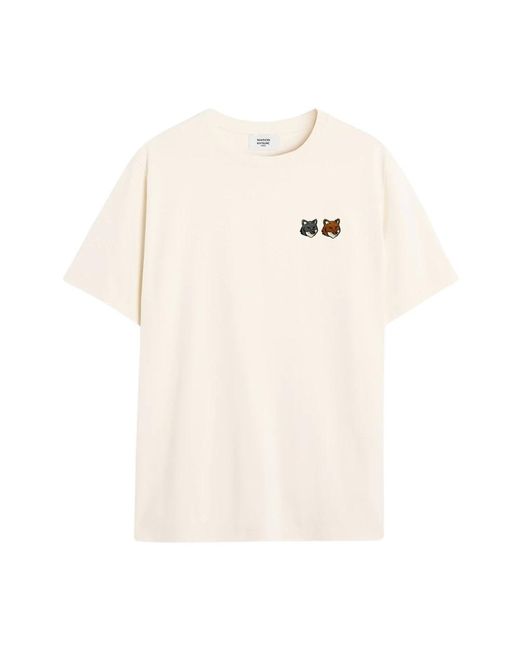 Maison Kitsuné T-Shirts in het White voor heren