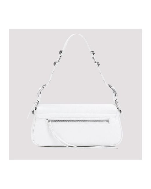 Balenciaga White Shoulder Bags