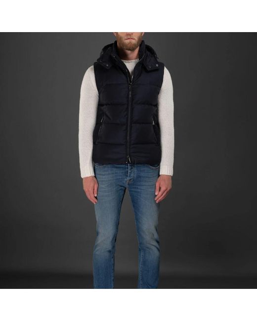Moorer Blue Waistcoats for men