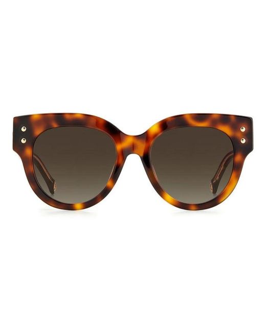 Carolina Herrera Brown Sunglasses