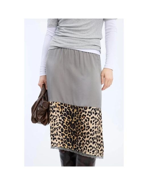 Munthe Gray Midi Skirts