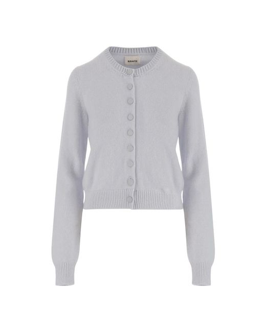 Khaite Gray Cashmere Knitwear
