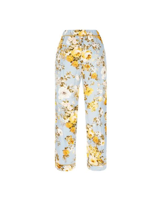 Jucca Yellow Straight Trousers