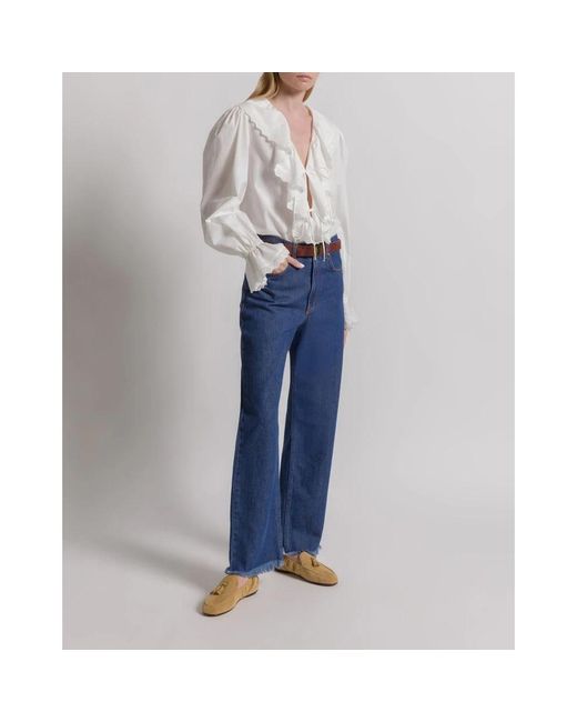 Alberta Ferretti White Blouses