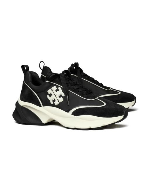 Tory Burch Black Good Luck Trainer